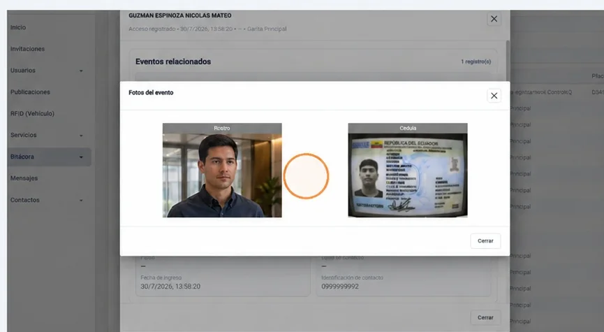Captura de Bitácora y reportes paso 9