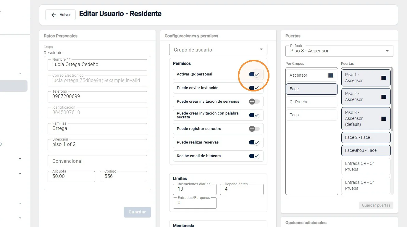 Captura de Configuración de usuarios existentes paso 5