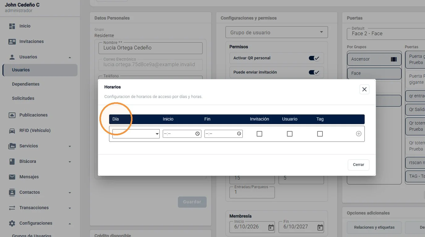 Captura de Configuración de usuarios existentes paso 14