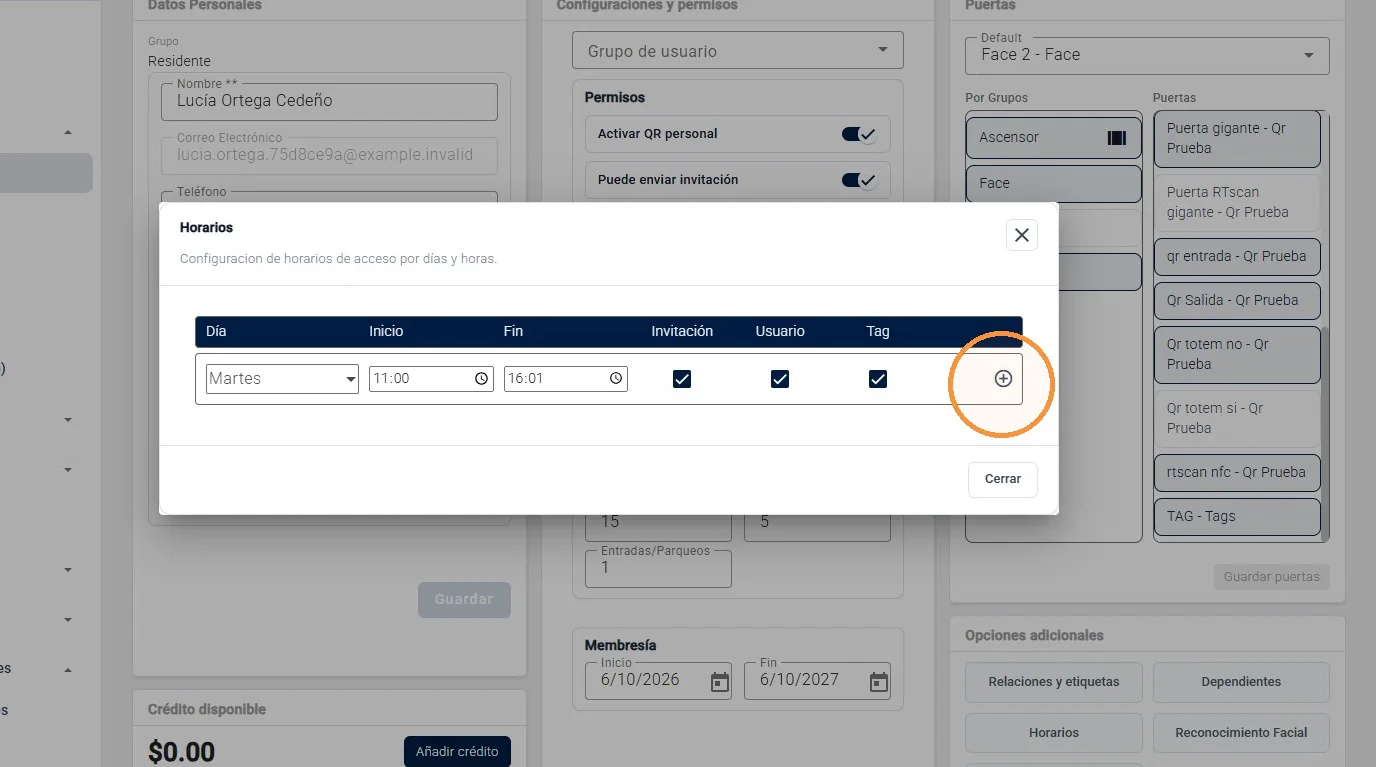 Captura de Configuración de usuarios existentes paso 15