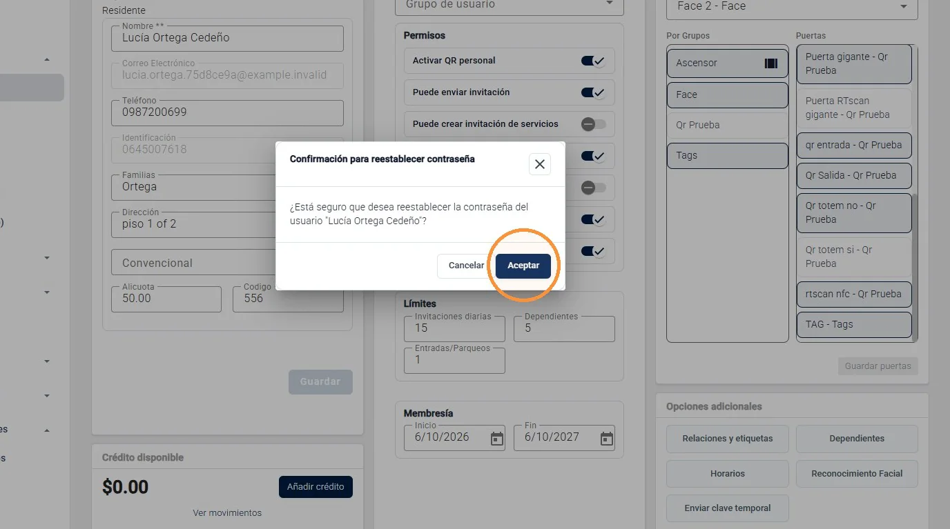 Captura de Configuración de usuarios existentes paso 19