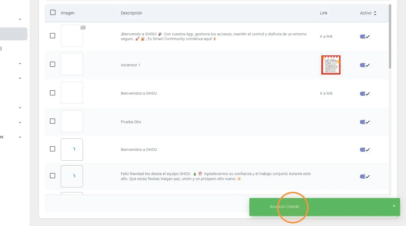 Captura de Gestión de publicaciones paso 6