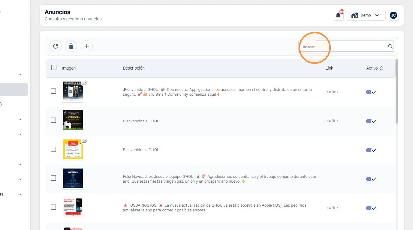 Captura de Gestión de publicaciones paso 7