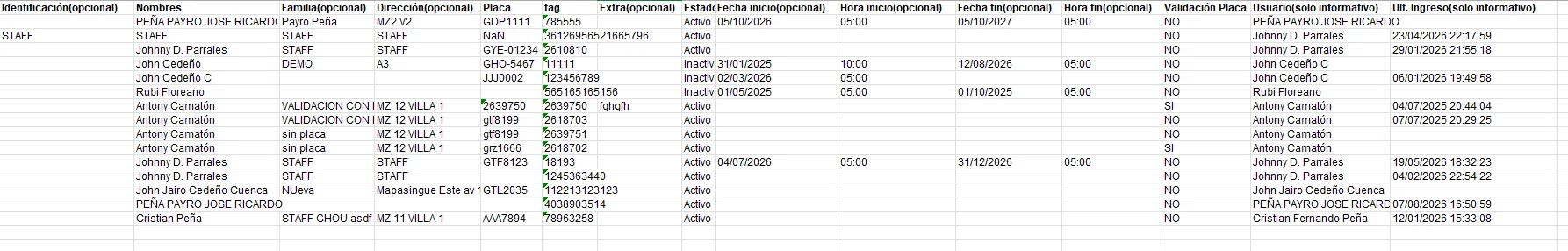 Captura de Vehículos TAGs y tarjetas RFID paso 18