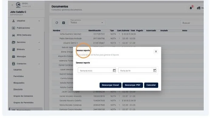 Captura de Transacciones documentos y tickets paso 7